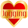 RUNNING JOGGING HEART