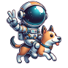 Astronaut Dog
