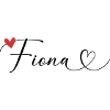 Fiona Nom Prénom Calligraphie coeur