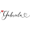Gabriela Nom Prénom Calligraphie Coeur
