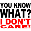 I dont care design