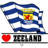 Flag Zeeland heart ZEELAND