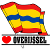 Drapeau Overijssel coeur Overijssel