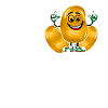 Funny potato costume potato
