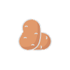Funny potato costume potato