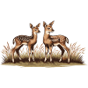 Deer on meadow