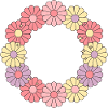 Vibrant Flower Wreath