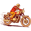 Vintage Motorrad Racing - Retro Motorrad Racing T-Shirt