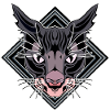Stylized Panther Head Design