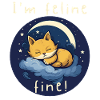 Feline Fine Moonlit Kitten
