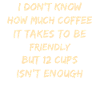 Tee mit Freundlichkeit mit Koffein