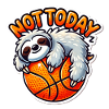 Basketball with sloth