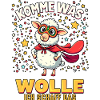 Komme was wolle - Karneval Schaf