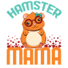 Liebevolle Hamster Mama Illustration