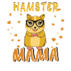 Mignon hamster maman illustration