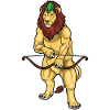 Arc d’archer lion