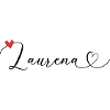 Laurena Nom Prénom Calligraphie coeur
