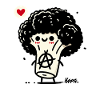 funny vegetable anarcho broccoli punk