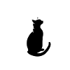 Lettre Q avec chat