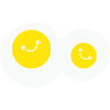 fried eggs smile