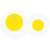 Fried eggs
