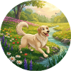 Golden Retriever in nature