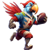 Parrots Rugby / Rugby Player Parrot