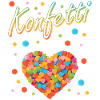 Konfetti Fasching Karneval Spaß Design