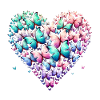 Cœur de papillons/papillons
