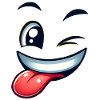 Cool smiling face