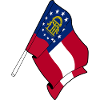 Drapeau Géorgie