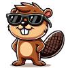 Beaver Comic Sunglasses
