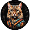 Bengal cat Bengal cat portrait watercolor technique