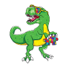 Autisme Dinosaure Puzzle Cool