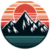 Mountains, nature, sunset