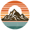 Mountains, nature, sunset