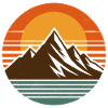 Mountains, nature, sunset