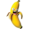 Verückte Banane