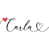 Carla Nom Prénom Calligraphie Coeur