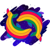 Rainbow Dolphins (Sky)
