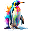 Painted Emperor Penguin