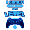 Gamer Level Up Neon-Controller