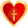 CHURCH CROSS LOVE HEART