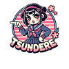 Fille japonaise coquine Tsundere