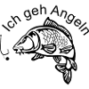 Elegante Karpfensilhouette