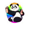 Panda Yoga Motif Cute Panda