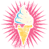 Eiscreme Cartoon Look