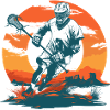 Lacrosse Player Graphics