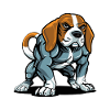 Beagle Dog Muscles Bodybuilding