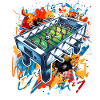 Foosball table table football